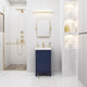 Elsa 20 In. Ceramic Sink Top Vanity in Monarch Blue