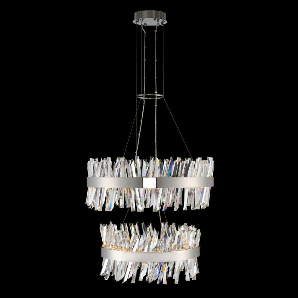 Glacier 25 + 32" 2 Tier LED Round Pendant