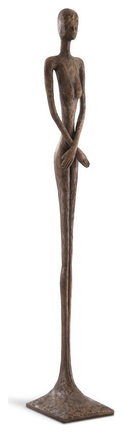 Skinny Female Sculpture, Bronze