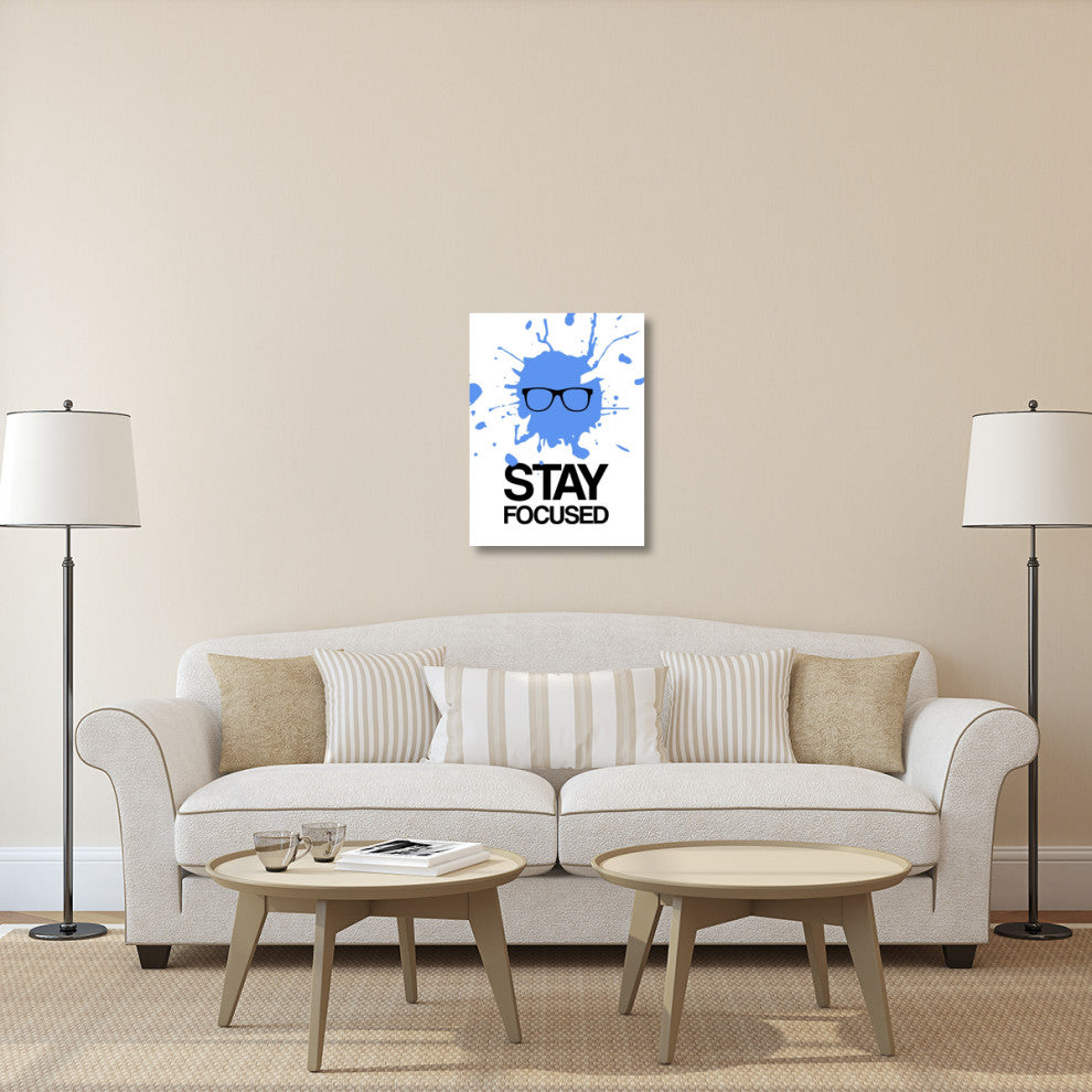 "Stay Focused Splatter Poster 2" Fine Art Print