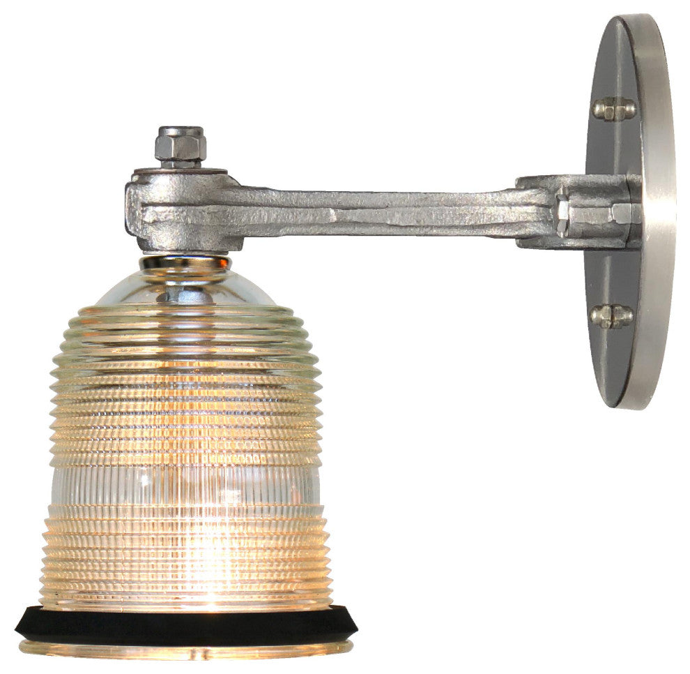 Piston Connecting Rod Runway Light Sconce, Clear Globe