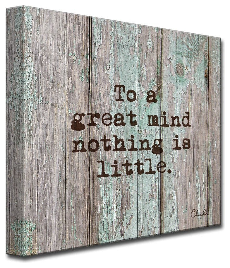 Ready2HangArt 'Great Mind' Inspirational Canvas Art by Olivia Rose, 16"x16"