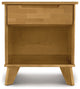 Linn - 1 Drawer Nightstand, Natural Cherry