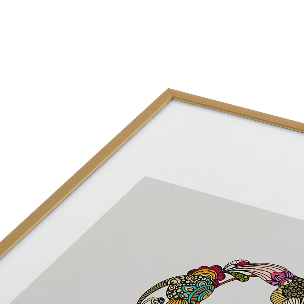 Valentina Ramos Ampersand Metal Framed Art Print
