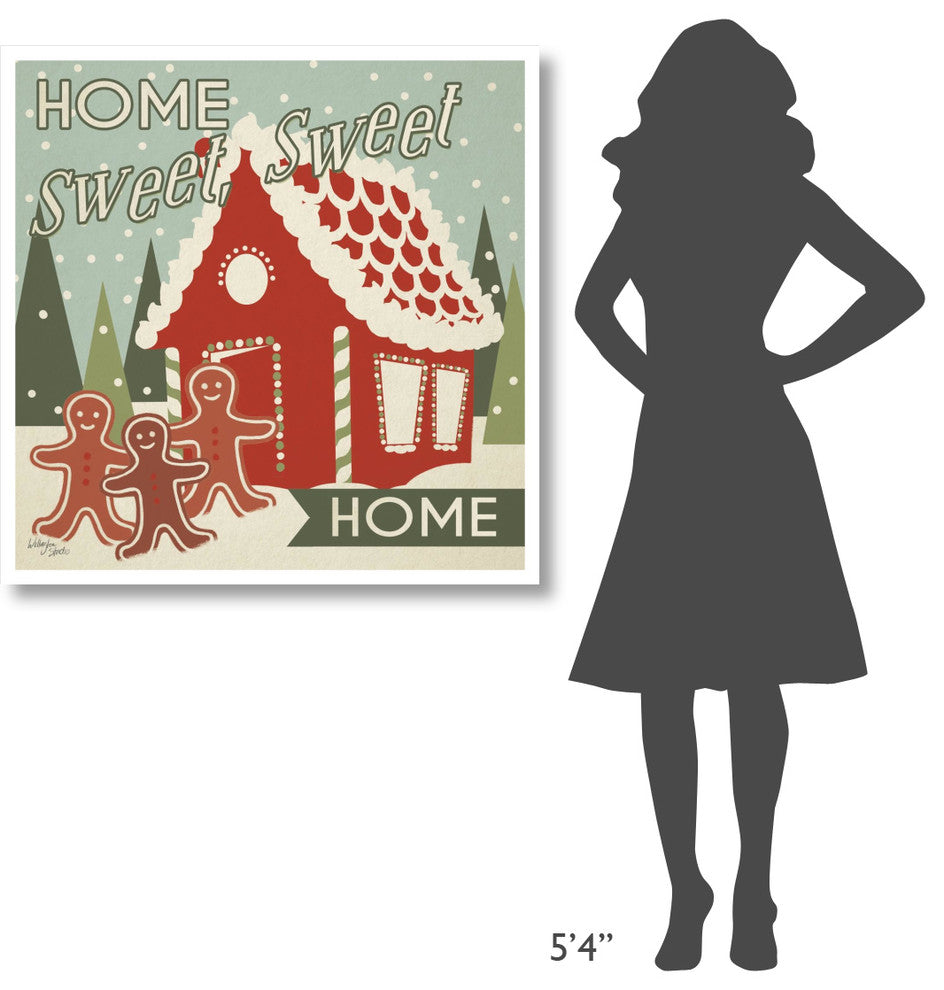"50s Christmas III" Digital Paper Print by Wellington Studio, 38"x38"