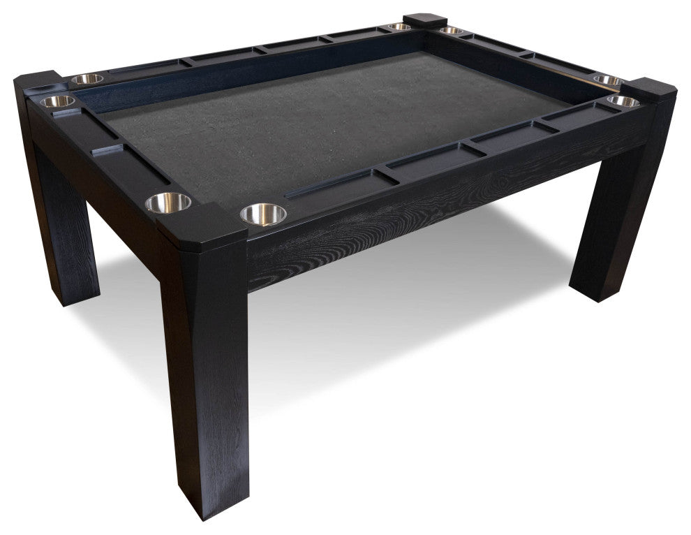 Origins Onyx Game Table, 8 Players, Black
