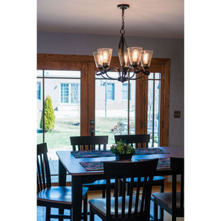 Cinta 5L Chandelier Oil Rubbed Bronze