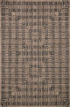 Indoor Outdoor Isle IE-09 Brown Black Area Rug by Loloi , 2'-2"x3'-9"