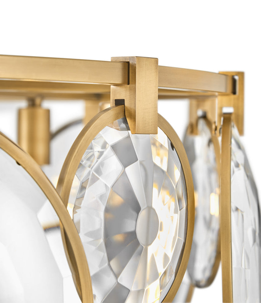 Fredrick Ramond FR31263 Nala 5 Light 22"W Pendant / Semi-Flush - Black