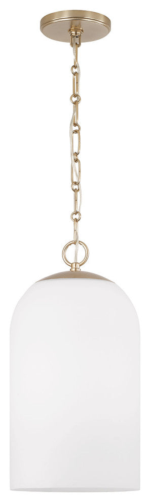 Capital Lighting 355811-554 Cleo 9"W Pendant - Matte Brass