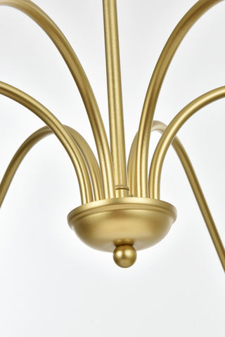 Living District Rohan 60" Chandelier in Brass