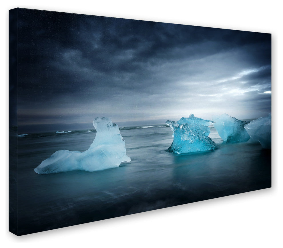 Philippe Sainte-Laudy 'Blue Rider' Canvas Art