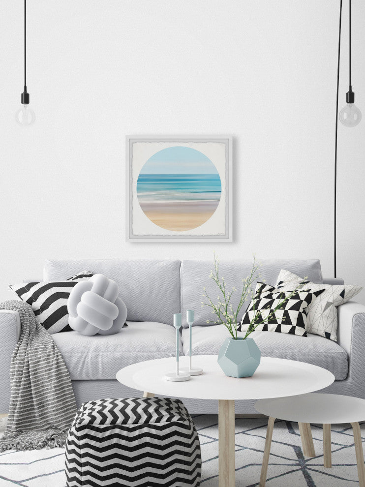 "Find the Endless Sea" Framed Painting Print, 18x18