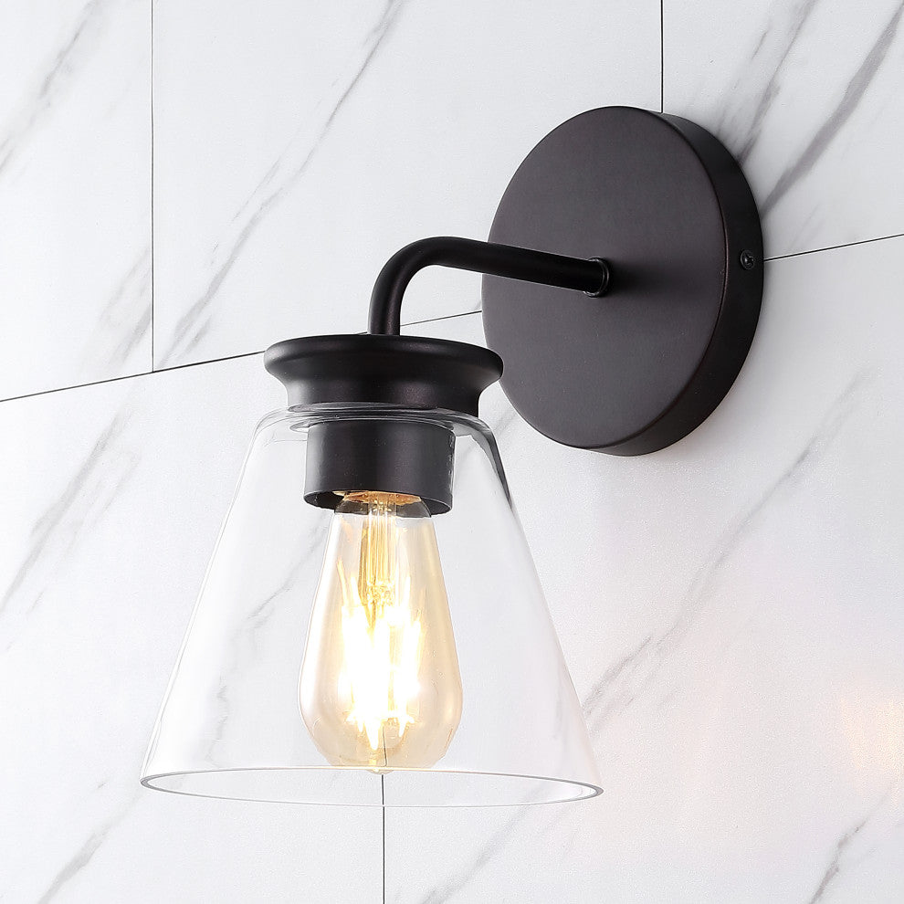 Kondo Modern Farmhouse Iron LED Vanity, 1-Light
