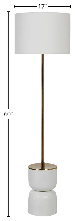 Orchid Floor Lamp, Off White