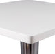 Leisuremod Modern Glen Mdf Dining Table, White