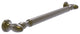 24" Grab Bar Smooth, Antique Brass