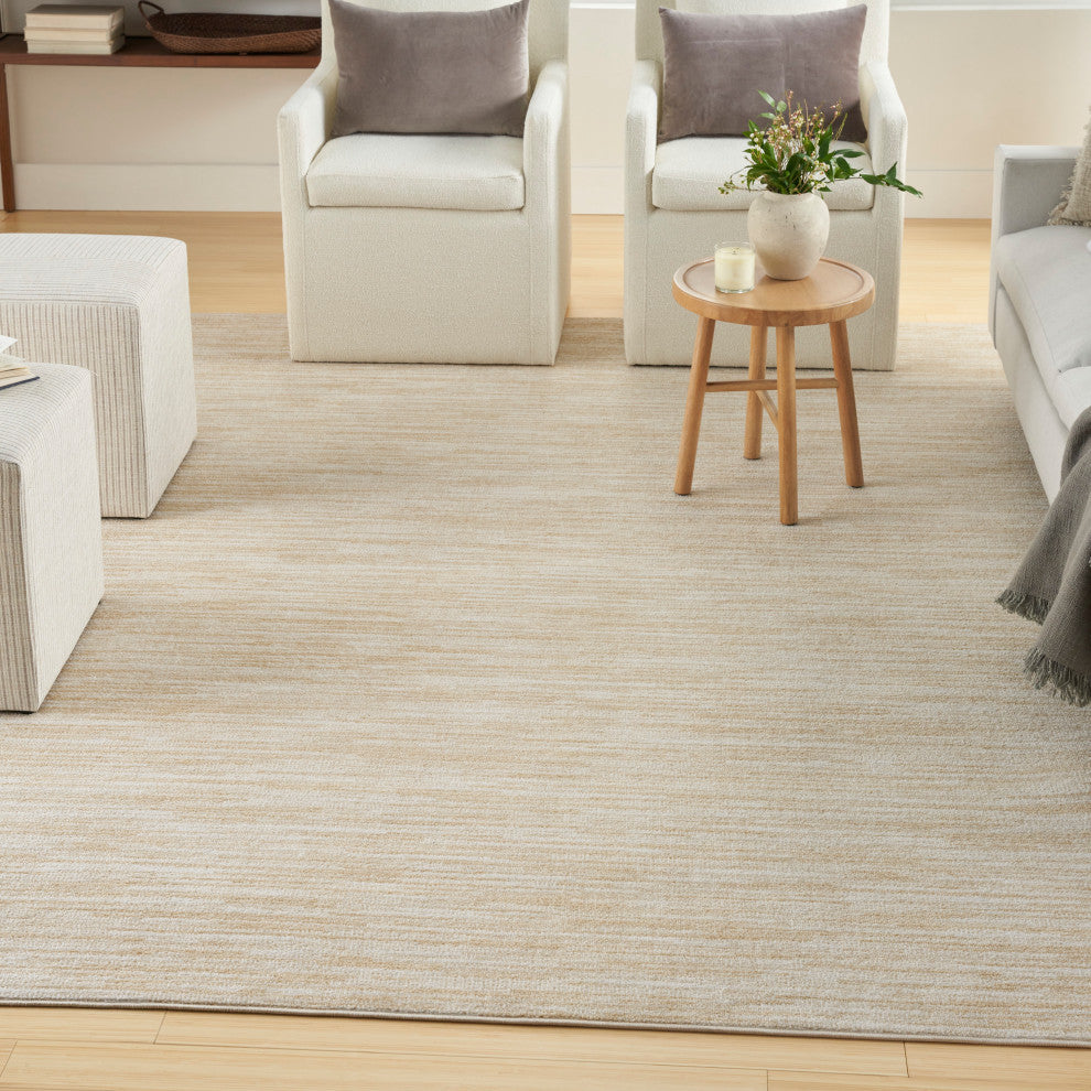 Nourison Essentials 9' x 12' Ivory Gold Outdoor Rug