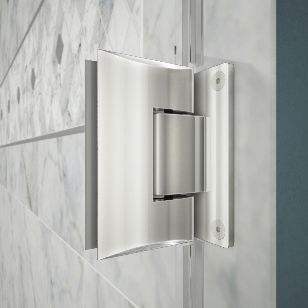 Dreamline Unidoor Min 53" To Max 54" Frameless Hinged Shower Door