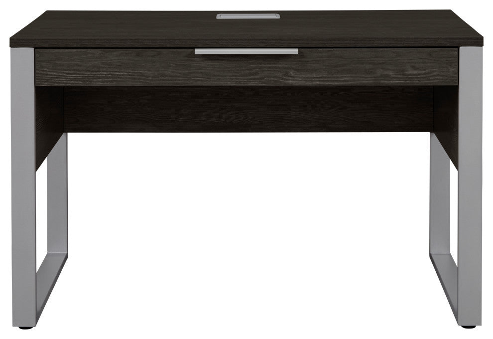 K150 Home Desk 47x24", Gray, Espresso