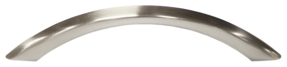 Mascot Hardware 3 in CTC Satin Nickel Curve Drawer Pull - Pack of 10