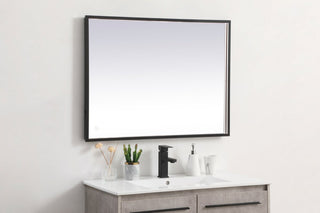 Modern Black Led Mirror