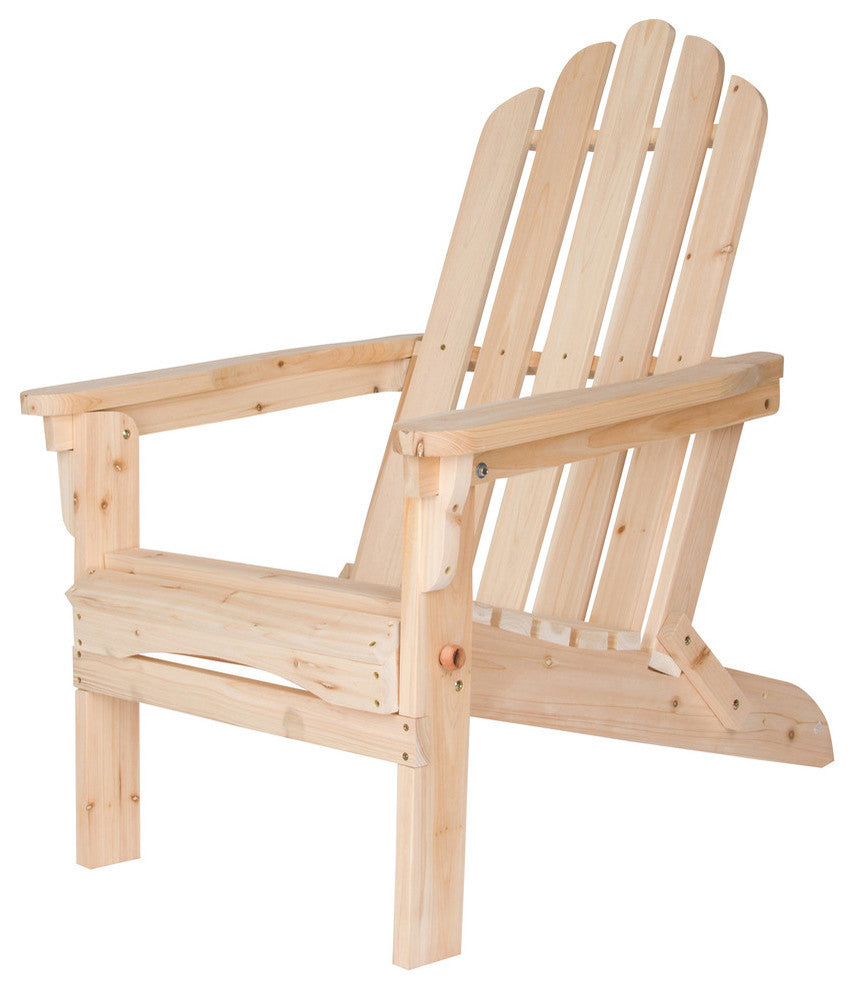 Marina Adirondack Folding Chair, Natural