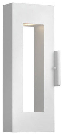 Atlantis Satin White 2 Light Medium Wall Mount Lantern