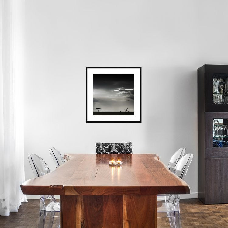"15 Minutes Of Happiness" Framed Digital Print by Piet Flour, 30x30"