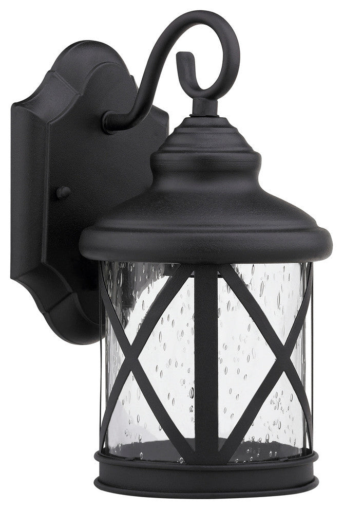 Chloe Lighting MILANIA ADORA Transitional 1 Light Black Outdoor Wall Sconce 16"H