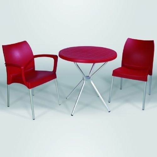 Compamia Vita Outdoor Dining Chairs, Set of 2, Black