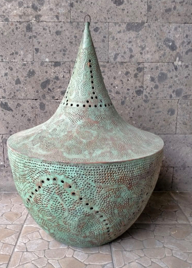 Copper Madras Pendant Large