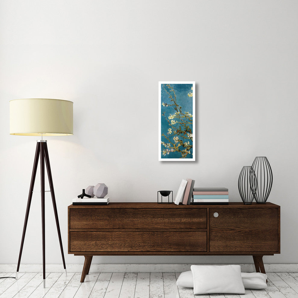 "Blossoming Almond Tree (left)" Digital Paper Print by Vincent van Gogh, 15"x32"