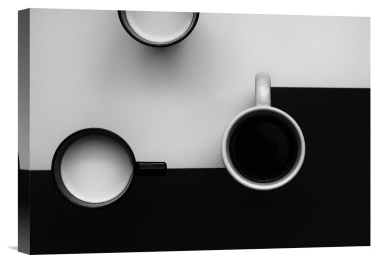 "Cups" Stretched Canvas Giclee by Jozef Kiss, 16"x11"