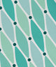Wavy, Geometric Print Napkin, Aqua, Set of 4