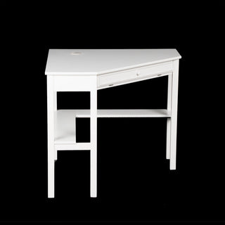 Peoria Corner Computer Desk, White
