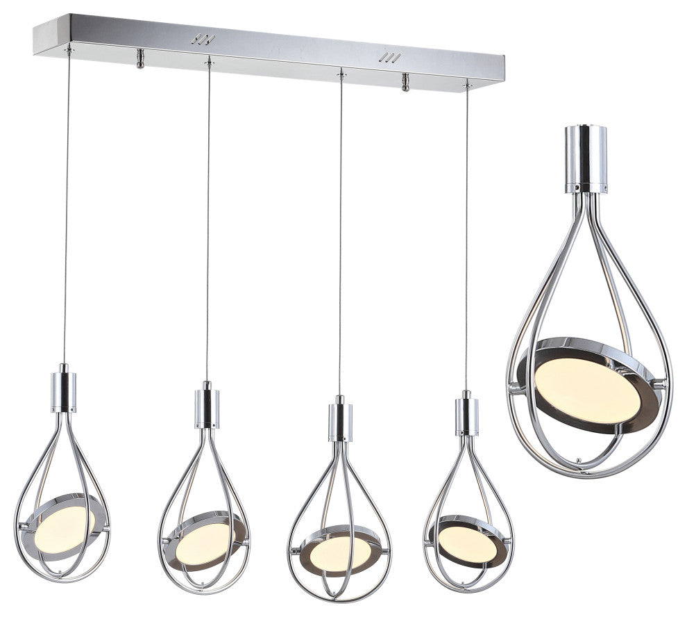 Orion Adjustable 1-Light Cluster Pendant, 29