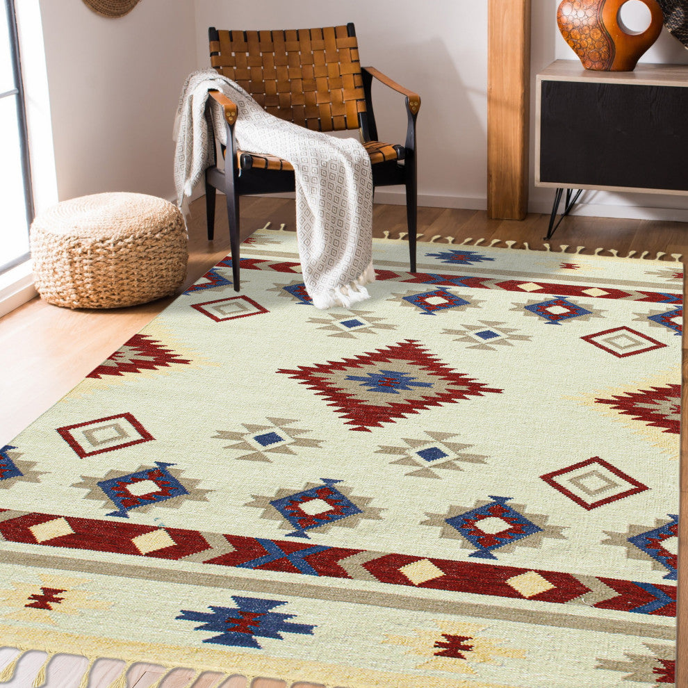 Artifacts Havasu Area Rug, Red, 9' x 12', Tribal