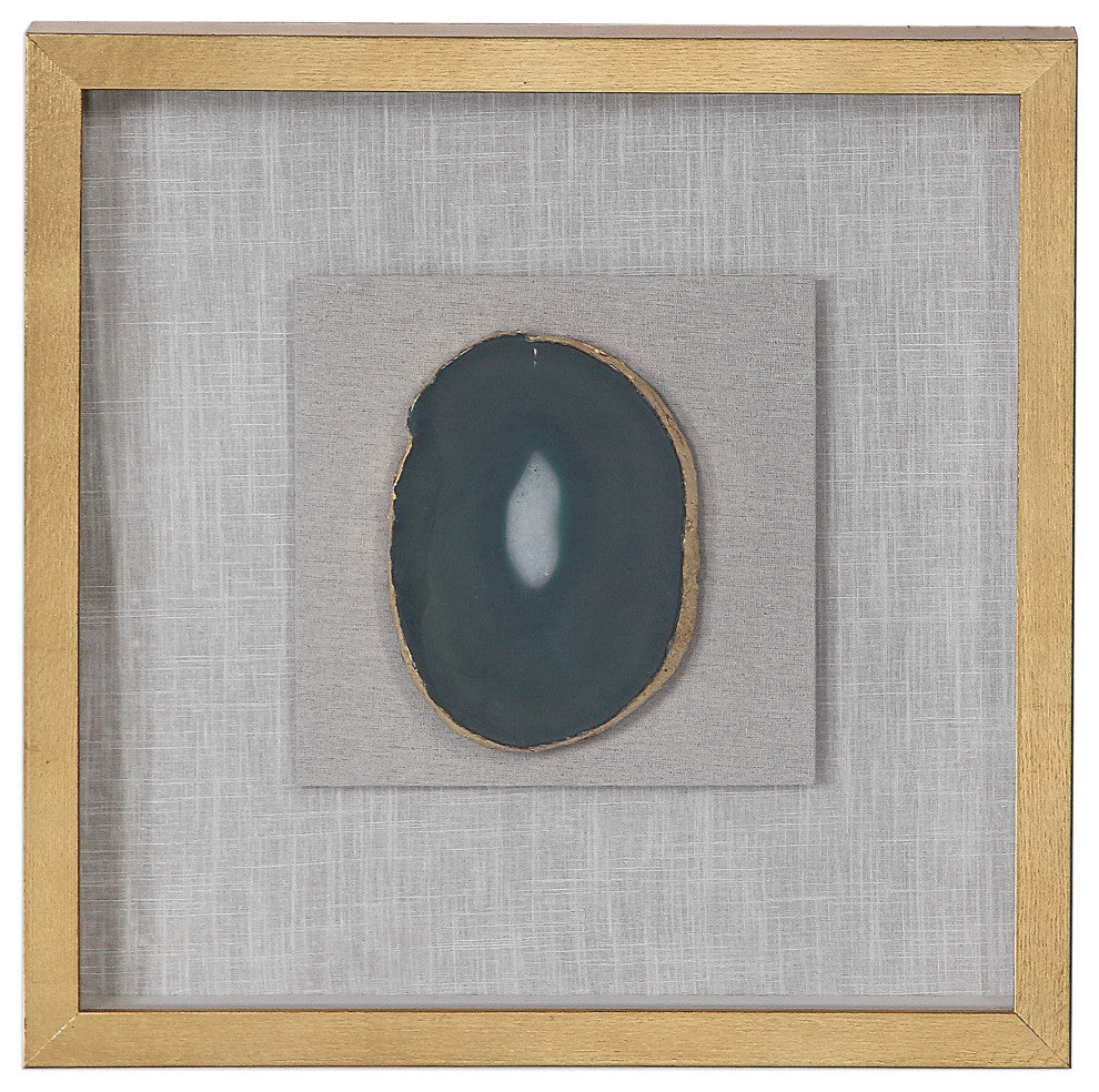 Uttermost Keeva Agate Stone Shadow Box 04187