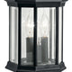 Kichler Chesapeake 3 Light Outdoor Wall Sconce in Black