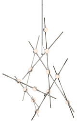 Sonneman 2151 Constellation Aquila Minor 25"W Integrated LED - Satin Nickel /