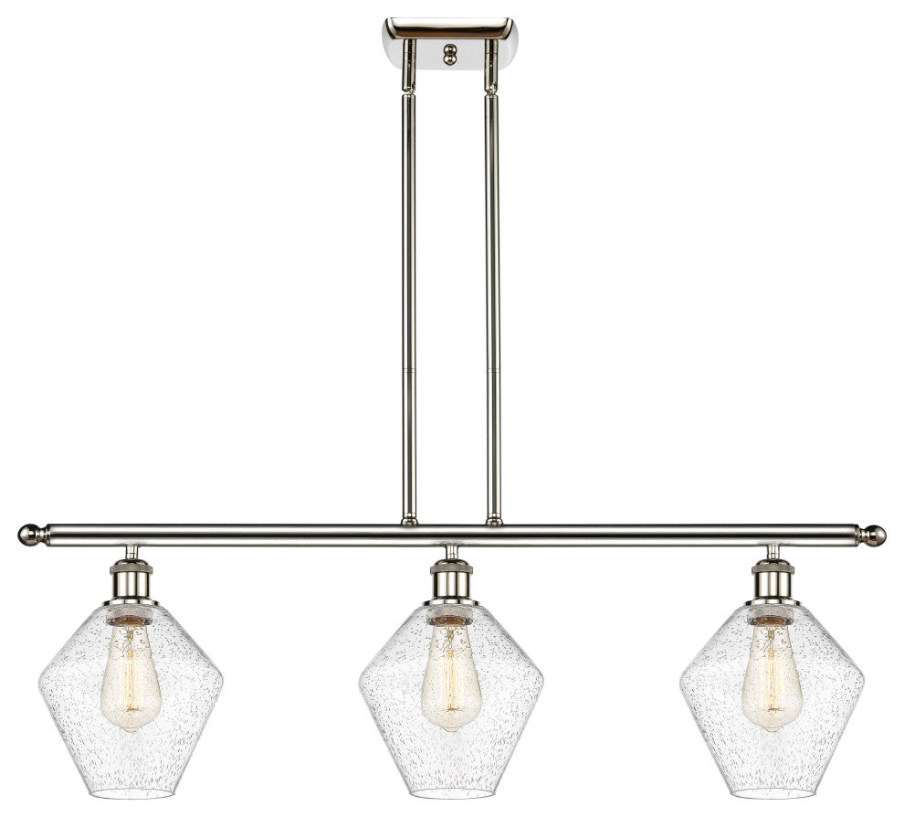 Innovations 516-3I-PN-G654-8-LED 3-Light Island Light, Polished Nickel