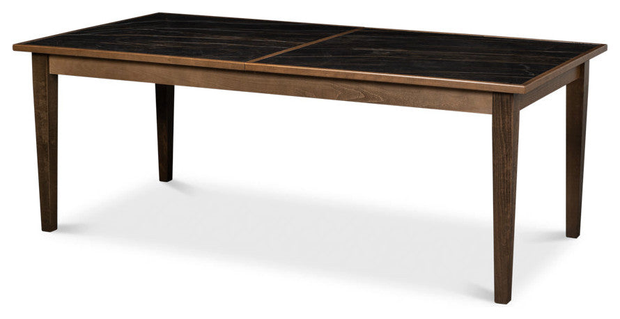Butterfly Brown Extendable Dining Table Seats 10 People