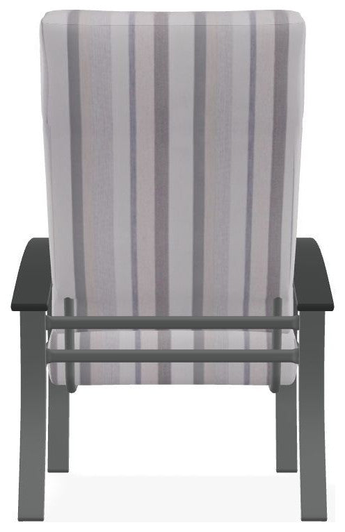Belle Isle Cushion Outdoor Armchair, Sensory Dove/Graphite