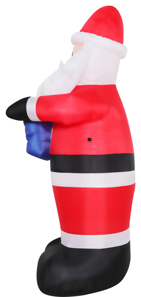 7-Ft. Pre-Lit Inflatable Santa Countdown