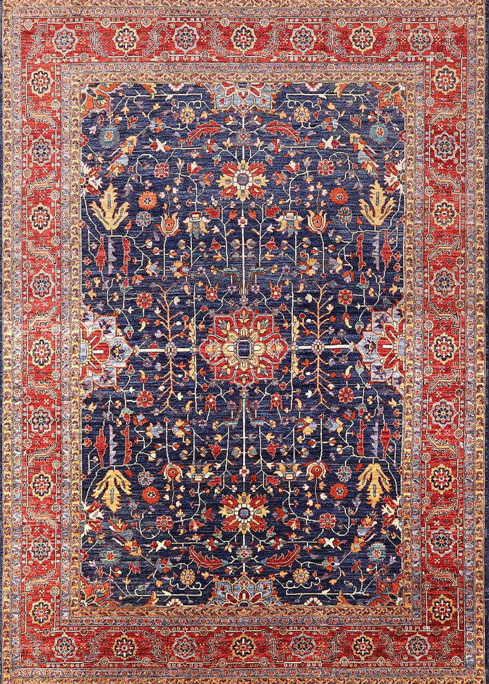 Ahgly Company Indoor Rectangle Mid-Century Modern Area Rugs, 7' x 10'
