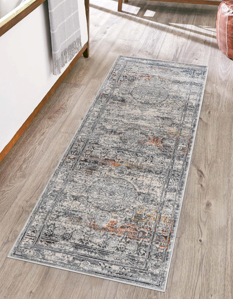 Unique Loom Charlotte Finsbury Rug, Multi, 2'x6' Runner