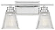Savoy House Meridian 2 Light Bath Bar Chrome