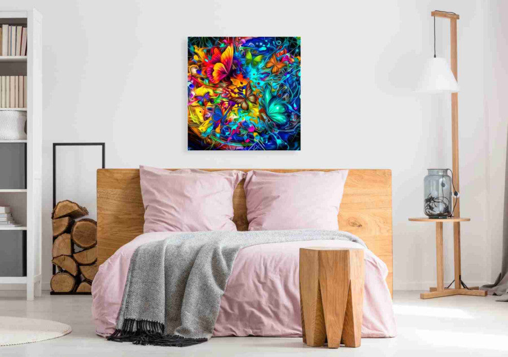 Epic Graffiti "Melting Pot" Giclee Canvas Wall Art, 37"x37"