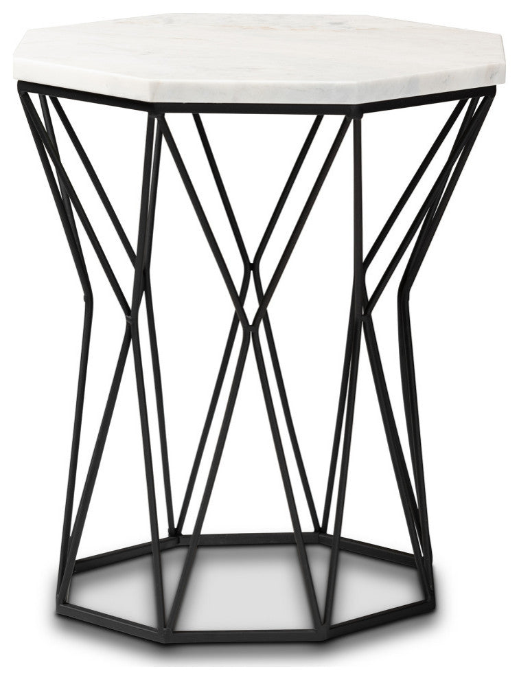 Arlen Contemporary End Table, Black